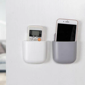 TV Air Conditioner Remote Control Holder Case Remote Wall Mount Storage Rack - Picture 1 of 11
