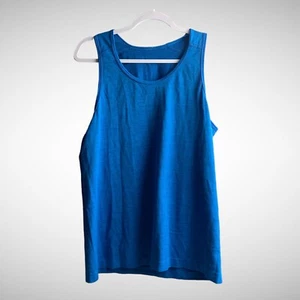 Lululemon Tank Top Womens Blue Work Out Medium Shirt Yoga Gym Workout Sleeveless - Picture 1 of 6