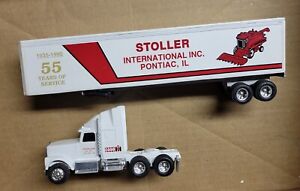 Ertl Tractor Trailer Stoller International Inc. Pontiac,il 55 Yrs Service No Box