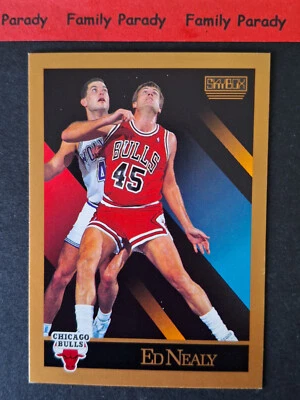 Ed Nealy 43 Chicago Bulls Carte Skybox 1990-91 NBA Basket Ball - Photo 1/2