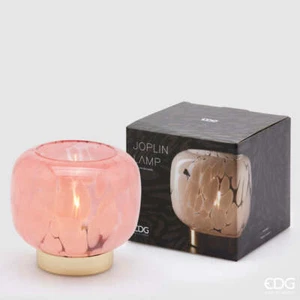 EDG Enzo De Gasperi Lampada Joplin H 14 Cm D 15,5 Cm Rosa - Imagen 1 de 4