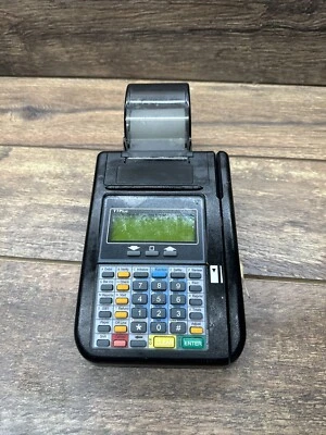 Hypercom Model T7 PLUS Credit Card Terminal Reader No Power Cord Not Included - Image 1 of 4