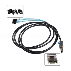 Mini-SAS SFF-8088 26P to 4 X SATA 7 Pin Cable - 1/2/3 Meter Power Cable - Picture 1 of 12