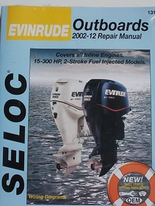NEW EVINRUDE OUTBOARD SERVICE MANUAL 2002 to 2012 15 HP to 300 HP SELOC 1313 - Picture 1 of 1