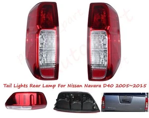 AU Pair LH+RH Tail Lights Rear Lamp For Nissan Navara D40 2005~2015 VSK MNT Ute - Picture 1 of 10