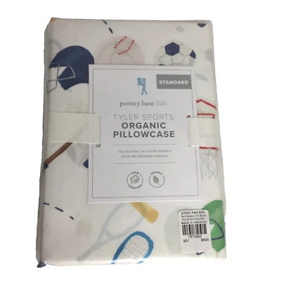 Funda de almohada Pottery Barn Kids Tyler All Star Sports estándar nueva Foto 1 de 4