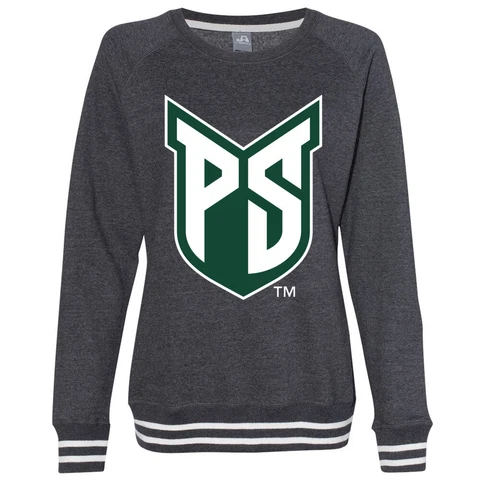 Official NCAA Portland State University Women's Sweatshirt w/ Striped Edges Cover