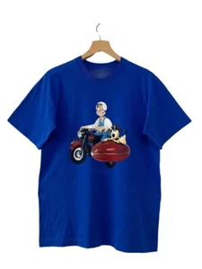 Wallace & Gromit For Fans Heavy Cotton Blue All Size Unisex Tee Shirt MM014 - Picture 1 of 4
