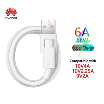 Original USB Type-C Power Charger Cable 6A Cord For Huawei Mate 50 Pro Mate40 AU - Image 1 of 4