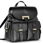 ASPINAL OF LONDON BLACK LARGE LEATHER THE LETTERBOX RUCKSACK BACKPACK RRP540