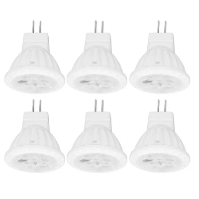 (110V 4W)6pcs Brightness Dimming LED Spot Light Bulbs 360LM MR11 LED Landscap FI - Image 1 of 4