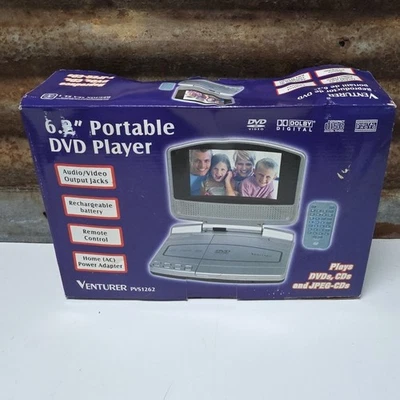 Reproductor de DVD portátil Venturer PVS1262 6,2" dañado • Nuevo en caja Foto 1 de 4