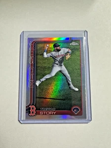 2025 Topps Chrome TREVOR STORY #232 Refractor Parallel BOSTON RED SOX - Picture 1 of 2