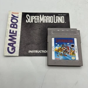 Gameboy Super Mario Land Nintendo gioco, custodia e manuale SOLO *TESTATO* - Foto 1 di 6