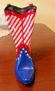 Cowboy Boot Bottle or Cell Phone Holder ~ Red, White & Blue - Picture 1 of 4