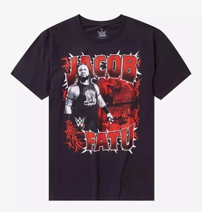Camiseta Gráfica WWE Jacob Fatu X-Grande Negra Tema Caliente Nueva en Bolsa con Etiquetas - Imagen 1 de 2