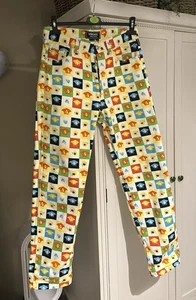Vintage 90s Versace Jeans Couture Pants 32 W – Medusa Print – Rare Designer - Picture 1 of 4