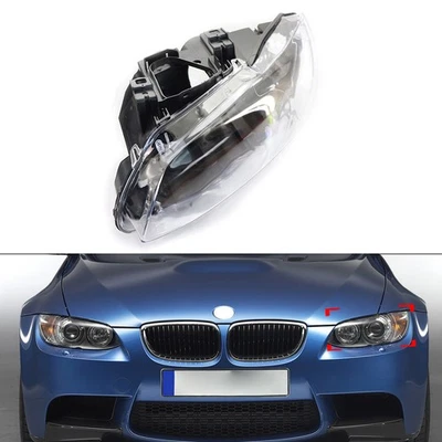 Left Headlight Rear Shell Base & Head Lamp Cover For BMW E92 E93 328i 335i 06‑09 - Image 1 of 4