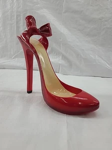Classic Red High Heel Bow Tie Stiletto Decorative Possibly ceramic Ring holder. - Picture 1 of 5