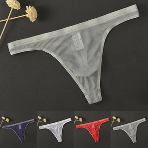 Heiß Mode Männer Dessous Unterhose G-String Höschen Atmungsaktiv Bikini - Bild 1 von 20