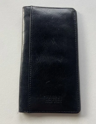 Cartera plegable de cuero Wilson vintage para mujer tarjetero chequera Pelle Studios Foto 1 de 4