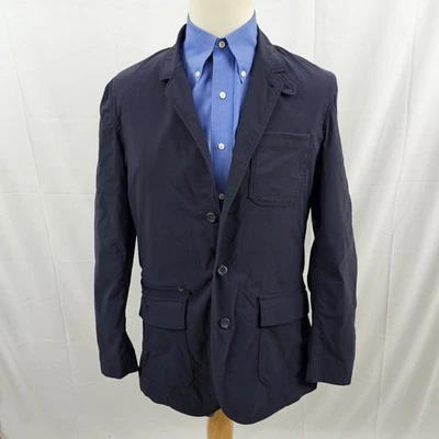 Chaqueta Blazer Eddie Bauer Travex Nylon Viaje Rendimiento Abrigo Azul Marino 40R Foto 1 de 4