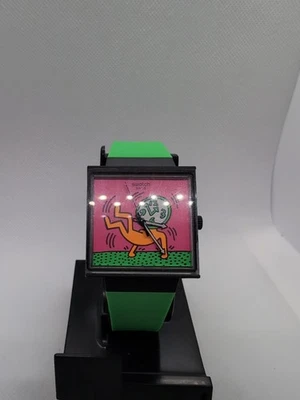 Keith Haring Swatch Campeonato Mundial de Breakdance BREAKS OFF SO34Z102/2024 Nuevo Foto 1 de 4
