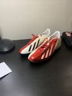 Adidas Shoes Soccer Cleats Messi F10 TRX FG “White and Red”