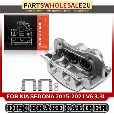 Nueva pinza de freno de disco delantera derecha derecha derecha con soporte para Kia Sedona 2015 2016-2021 Foto 1 de 4