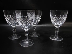Vtg Orrefors Crystal Sweden Karolina 4 Water Goblets Vicke Lindstrand - Picture 1 of 6
