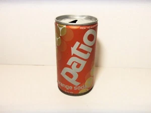 PATIO ORANGE SODA 12 oz STEEL CAN JOHNSTOWN, PA VINTAGE - Picture 1 of 6