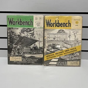 2 - Workbench Magazine May ~ August 1959. Vintage - NIP - Picture 1 of 24