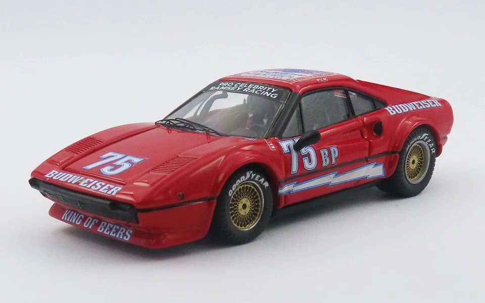 FERRARI 308 GTB - SCCA Trans-Am Championship 1978 Paul Newman #75 BEST9862 - Immagine 1 di 2