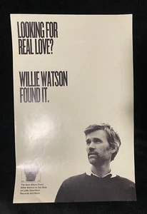EXCLUSIVE - Willie Watson - Album Release Promotional Poster - Picture 1 of 1