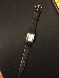 Lacoste Ladies Watch Working 6200L Ivory Dial Leather Strap Silver Case Rare - Picture 1 of 10