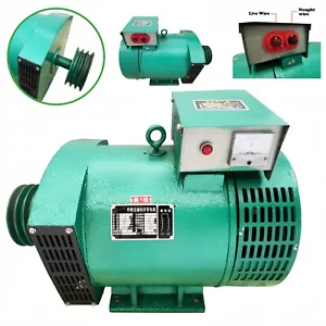 220V 15KW Brushed Generator Diesel-driven Generator Small Single-phase Generator - Picture 1 of 24