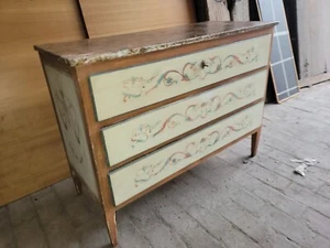 Cassettone del '700 Luigi XVI dipinto e decorato - Picture 1 of 8