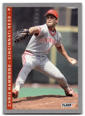 Chris Hammond 1993 Fleer #35 Cincinnati Reds - Image 1 of 2