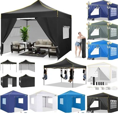 Gazebo 3x3 Impermeabile Stabile Resistente all'Inverno con 4 Pareti Laterali Protezione UV 50+ IT\ - Immagine 1 di 4