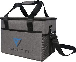 BLUETTI Carrying Case Bag for EB3A EB70 EB55 AC50S Portable Power Station Grey