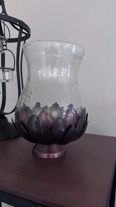 Artichoke glass candle holders - Picture 1 of 1