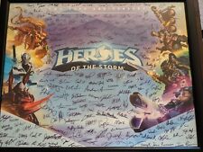 2 year Anniversary Heroes Of The Storm Poster With Autographs Of All Developers