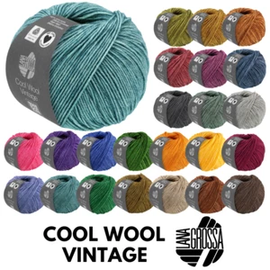 Lana Grossa COOL WOOL VINTAGE 50g erstklassige Merinowolle im Vintage-Look 160m - Bild 1 von 35