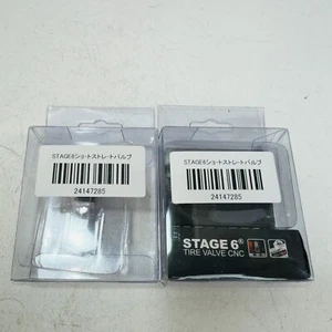 2 Pack - STAGE6 S6-151200/CR MOTORCYCLE TYRE VALVE - Picture 1 of 5