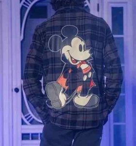 Neu mit Etikett Cakeworthy 3X Mickey Vampir Halloween Flanell kariert tolle Grafik! - Bild 1 von 4