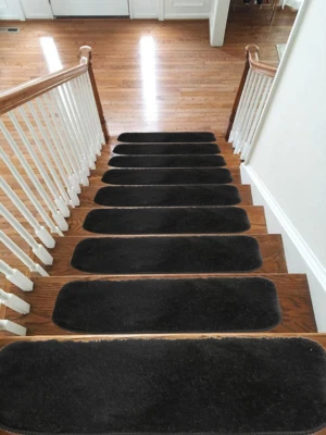 Microfiber Stair Treads NON-SLIP MACHINE WASHABLE Mats/Rugs, 20x55cm, 13pc -15pc - Image 1 of 4