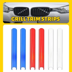 2X Car Front V Brace Grill Strip Cover Trim for BMW X3 X4 X5 F25 F26 G01 G02 G05 - Bild 1 von 15