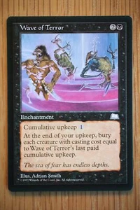 Magic the gathering ~ MTG ~ 1x Wave of Terror ~ Weatherlight ~ M/NM - Imagen 1 de 2