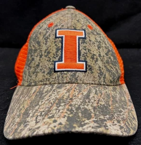 De colección NCAA Illinois Lucha Illini Gorra de Pelota Sombrero de Camionero Roble Mossy Camuflaje - Imagen 1 de 6