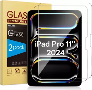Panzer Schutz Glas Ipad Pro 11 M4 (2024) Schutzfolie, 2 Stück Folie Für Ipad Pro - Bild 1 von 8